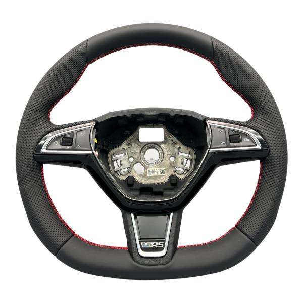 Skoda Octavia III MK3 5E0 VRS Lenkrad Neu Beziehen Skoda Octavia III MK3 5E0 VRS Lenkrad Neu Beziehen